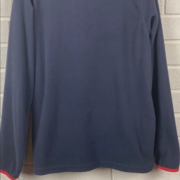 Oshkosh Big Boys Blue & Red Zip Fleece Top Jacket Size 14 - Picture 6 of 8